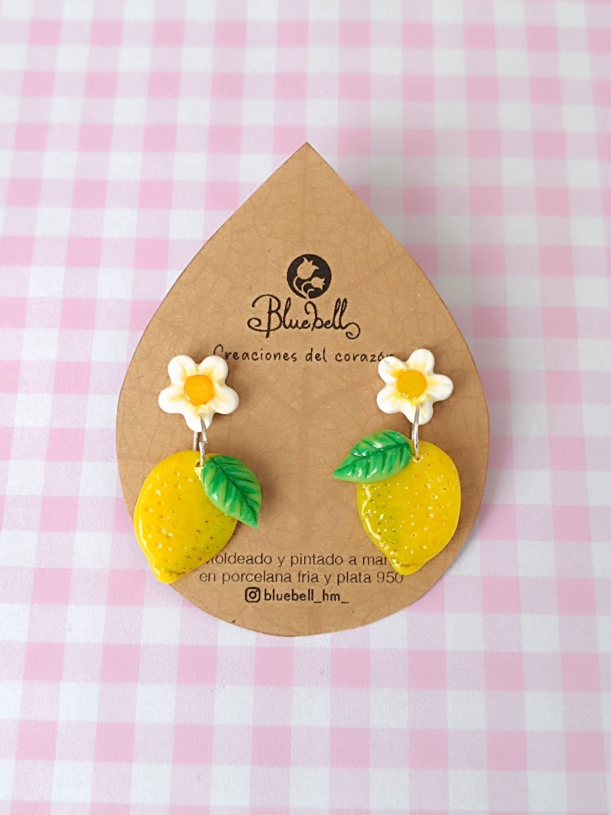 Aros Limones colgantes flor