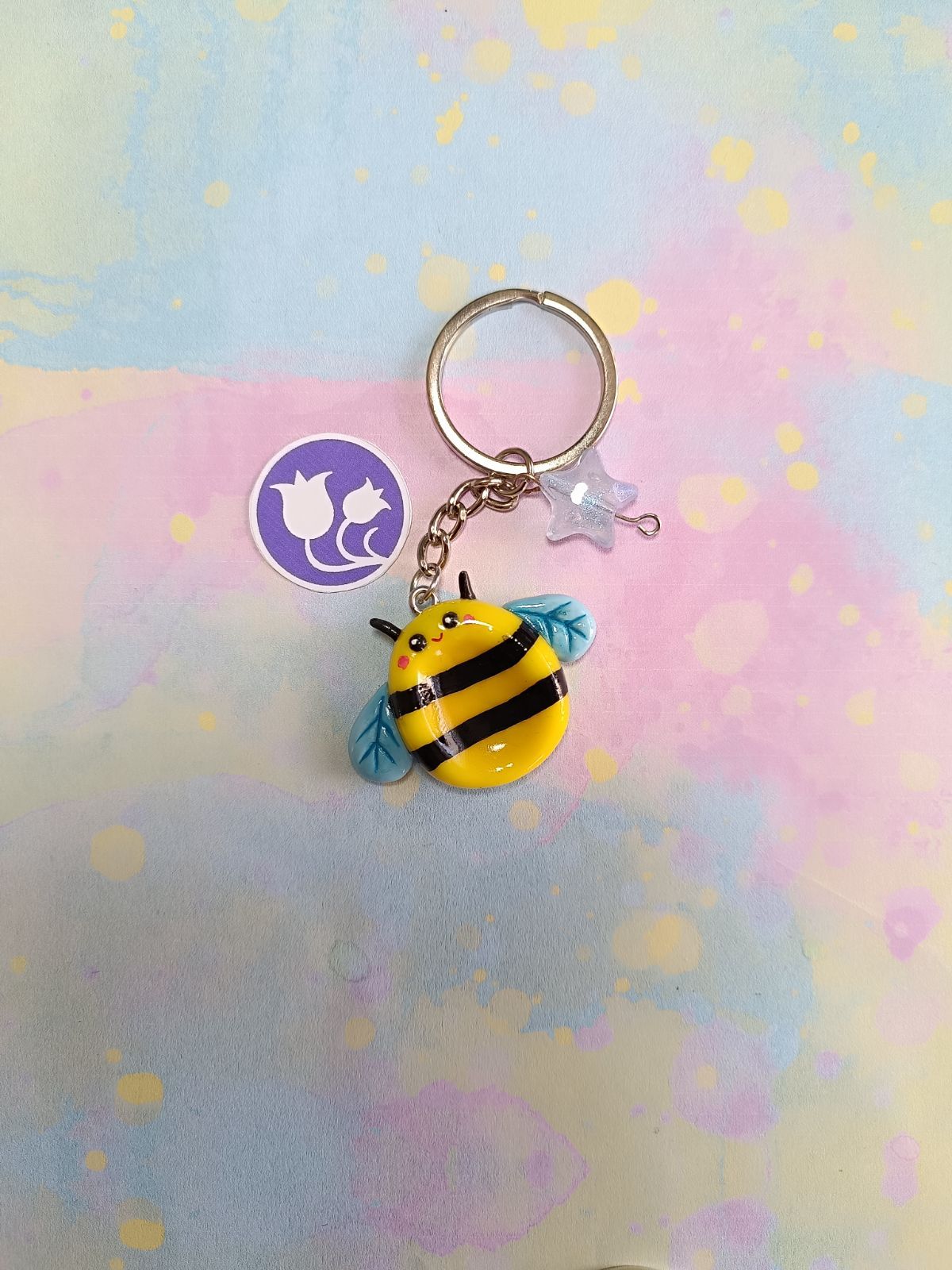 Llavero sensorial abeja