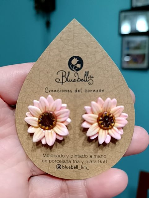 Aros medianos girasol degrade surtido 